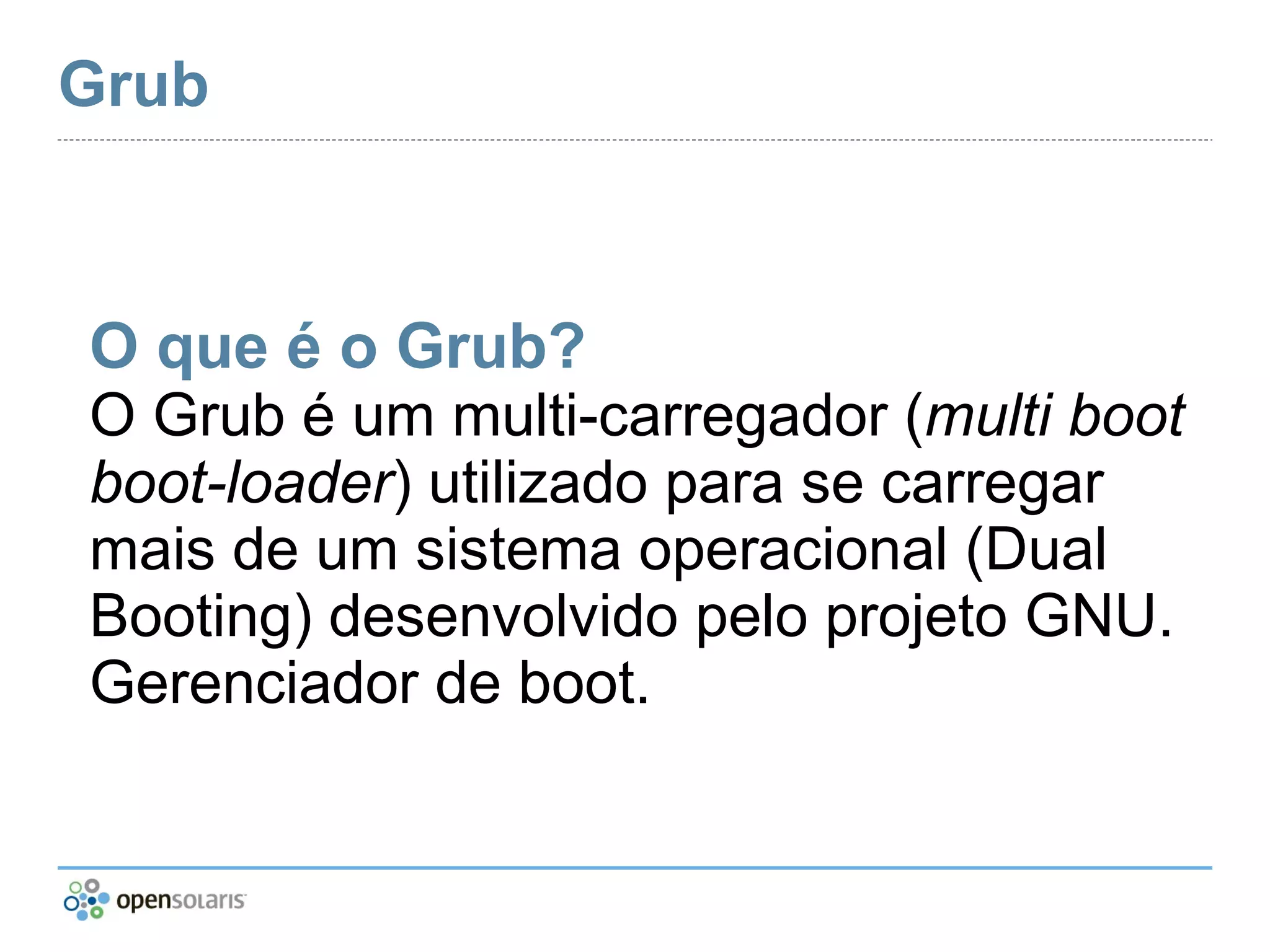 OpenSolaris no Virtual box
