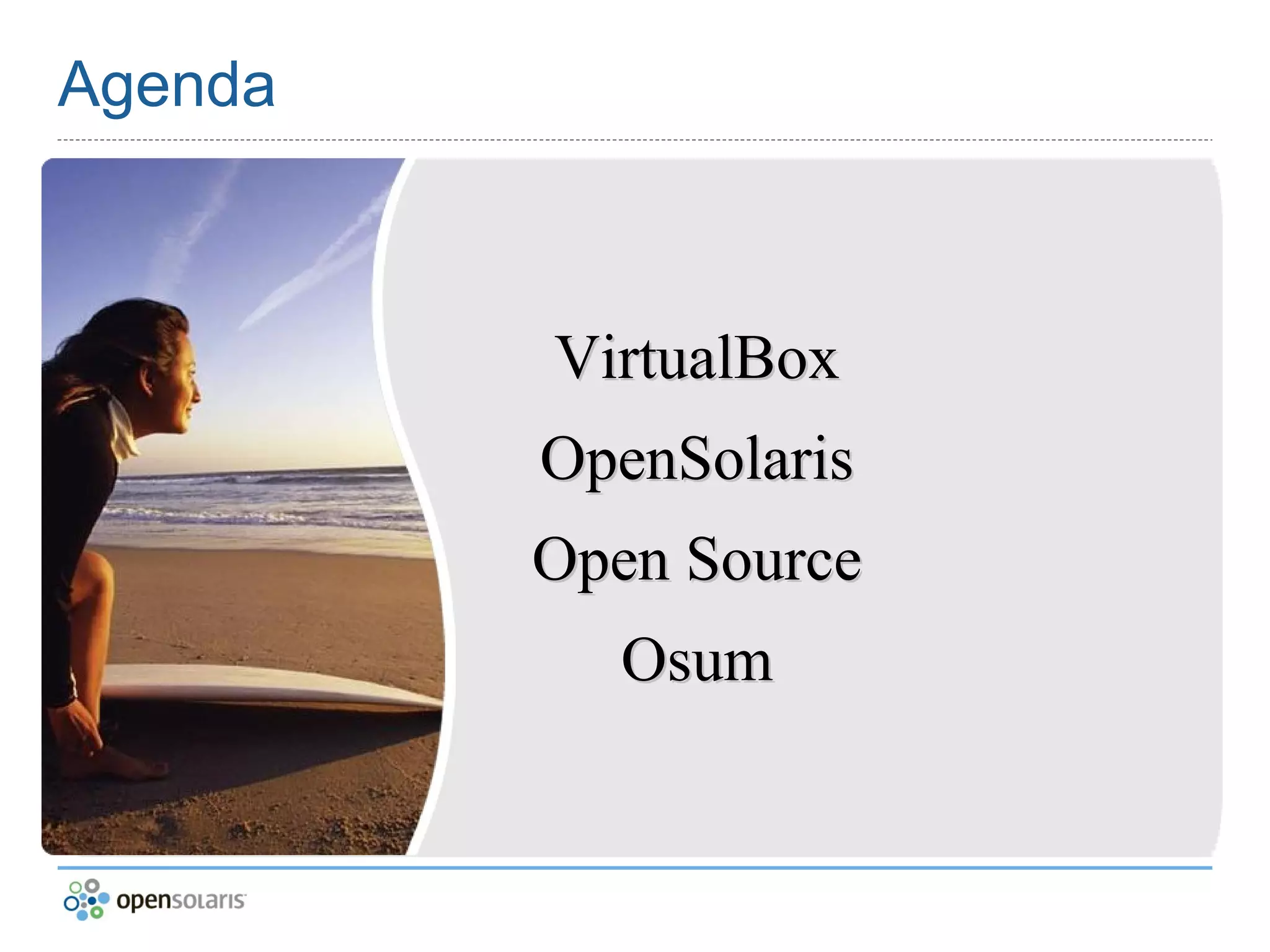 OpenSolaris no Virtual box