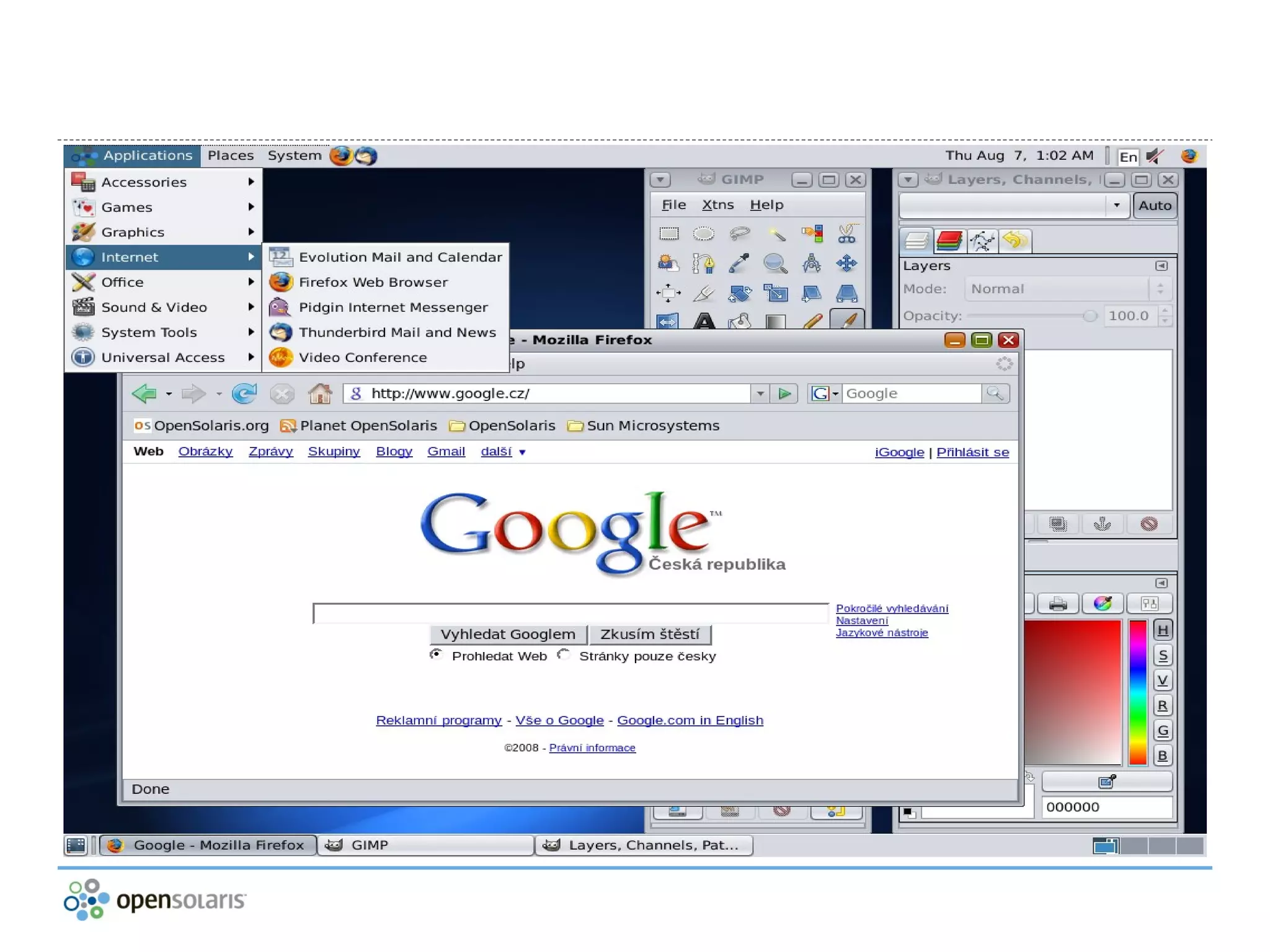 OpenSolaris no Virtual box