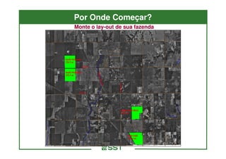 Por Onde Começar?
Monte o lay-out de sua fazenda
        lay-
 