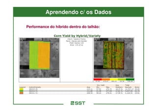 Aprendendo c/ os Dados

Performance do híbrido dentro do talhão:
 