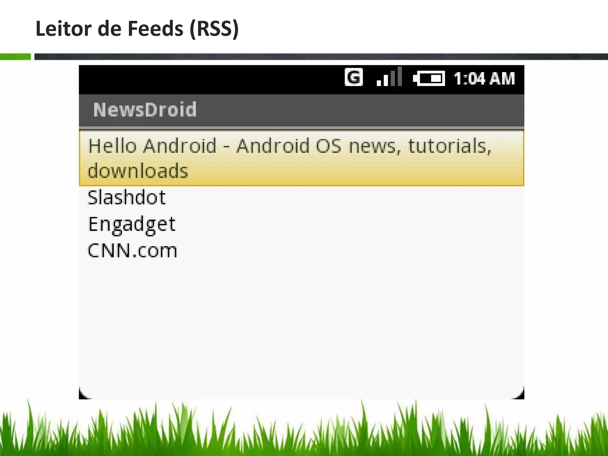 Leitor de Feeds (RSS)
 