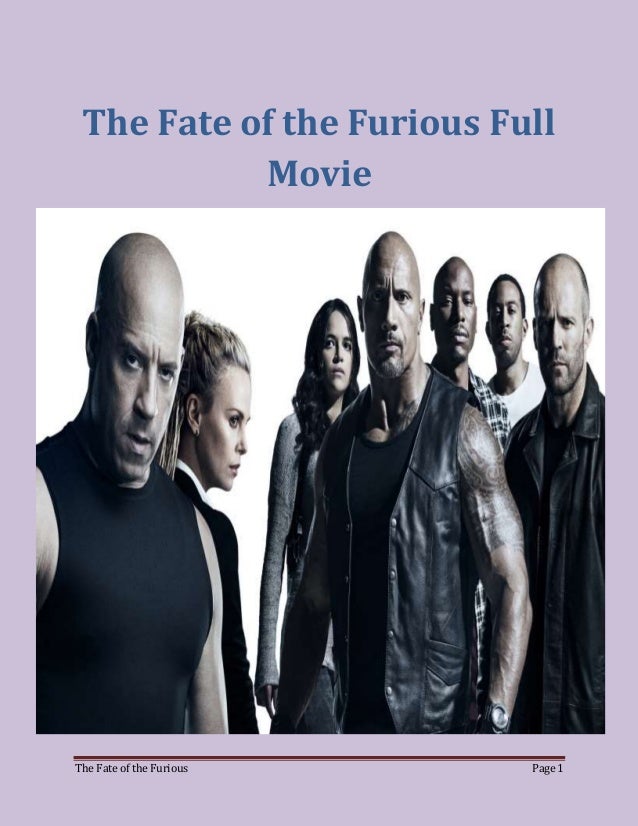 fast and furious 8 full movie