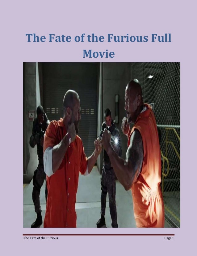 Watch is there gonna be a fast and furious 8 Full Movie