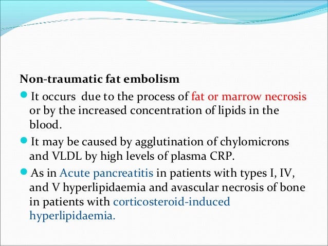 Fat embolism syndrome