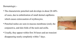 Post Embolization Rash Fat embolism for pg teaching programmes for mbbs | PPTX