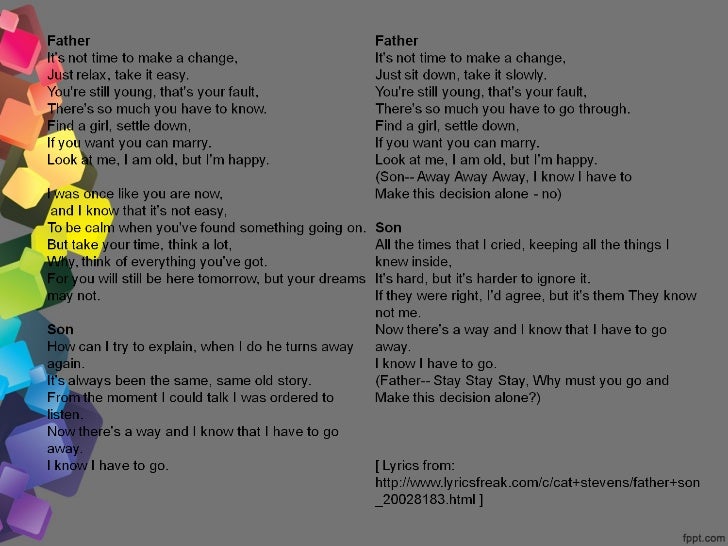 Download Father and son lyrics