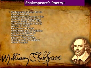 Father of english litrature @William Shakespeare | PPTX
