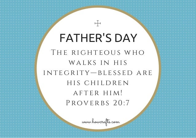Father's Day Biblical Verses