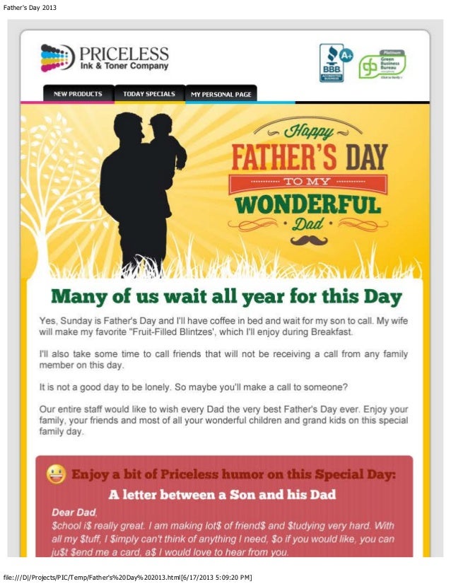 father's day 2013