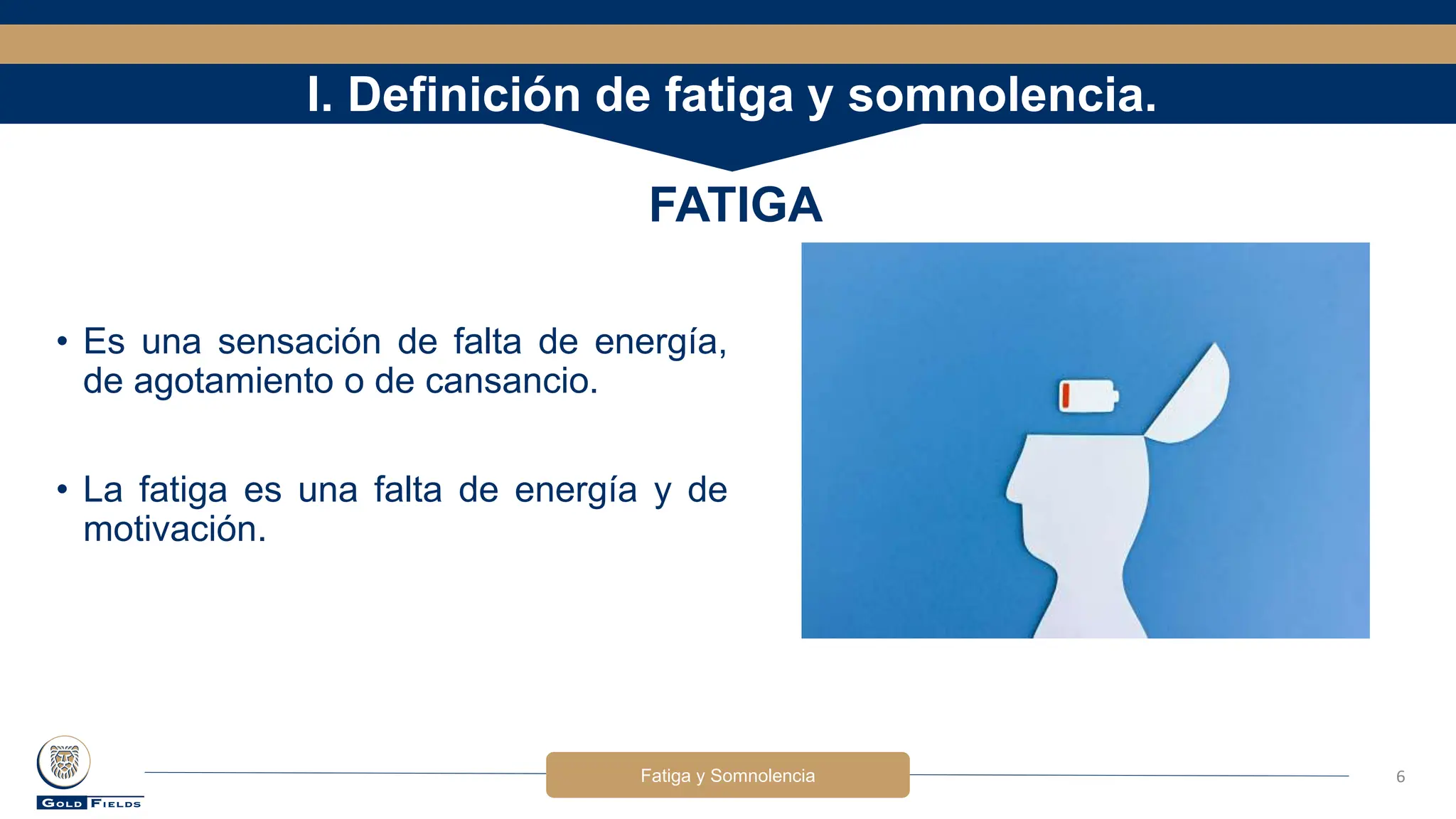 FATIGA Y SOMNOLENCIA en el ambiente de trabajo | PPTX