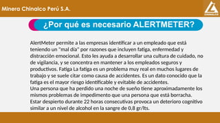 FATIGA Y SOMNOLENCIA EN MINERIA HIGIENE OCUPACIONAL | PPTX