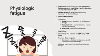 Normal Fatigue Fatigue in the primary health care system | PPTX