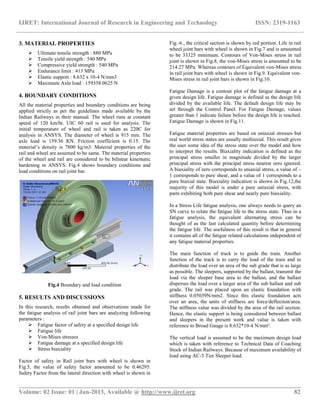Fatigue analysis of rail joint using finite element method | PDF