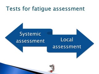 Systemic
assessment Local
assessment
 