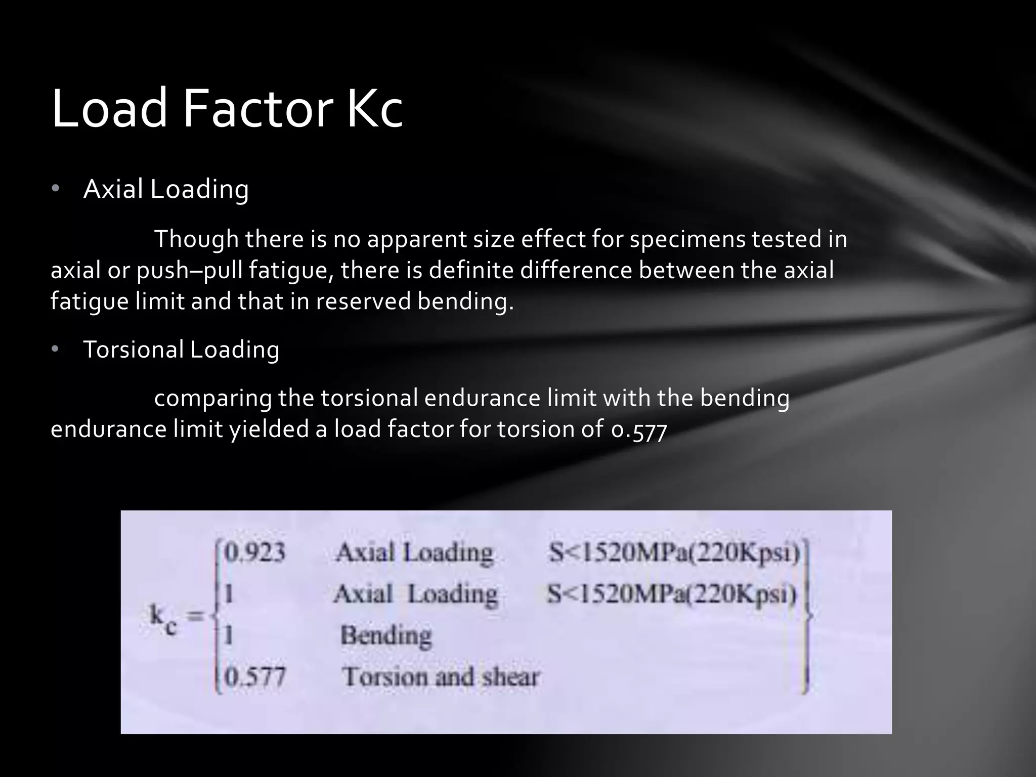 Fatigue consideration in design | PPTX