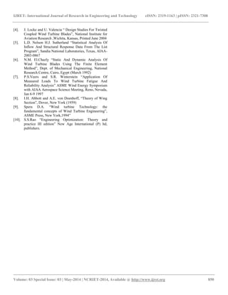 Fatigue life optimization of wind turbine blade | PDF