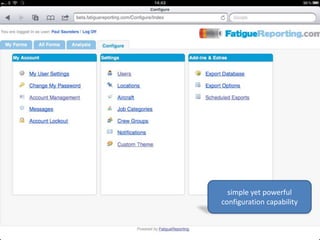simple yet powerful
configuration capability
 