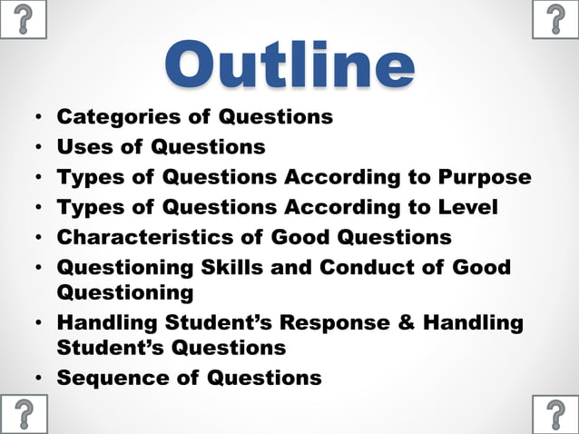 Teaching with questioning and answering method | PPTX | Educational ...
