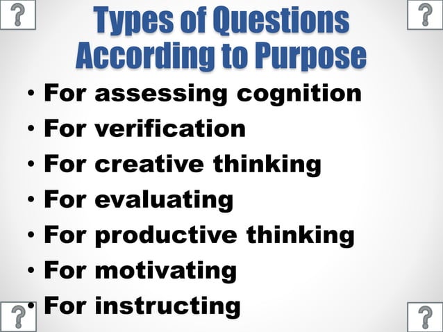 Teaching with questioning and answering method | PPTX | Educational ...