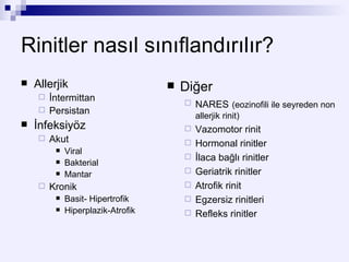 rinitler (fazlası için www.tipfakultesi.org ) | PPT