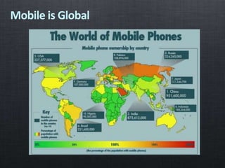 Mobile Taking Over Desktop
More and more people are using their phones for internet browsing. By 2015, they
mobile interne...