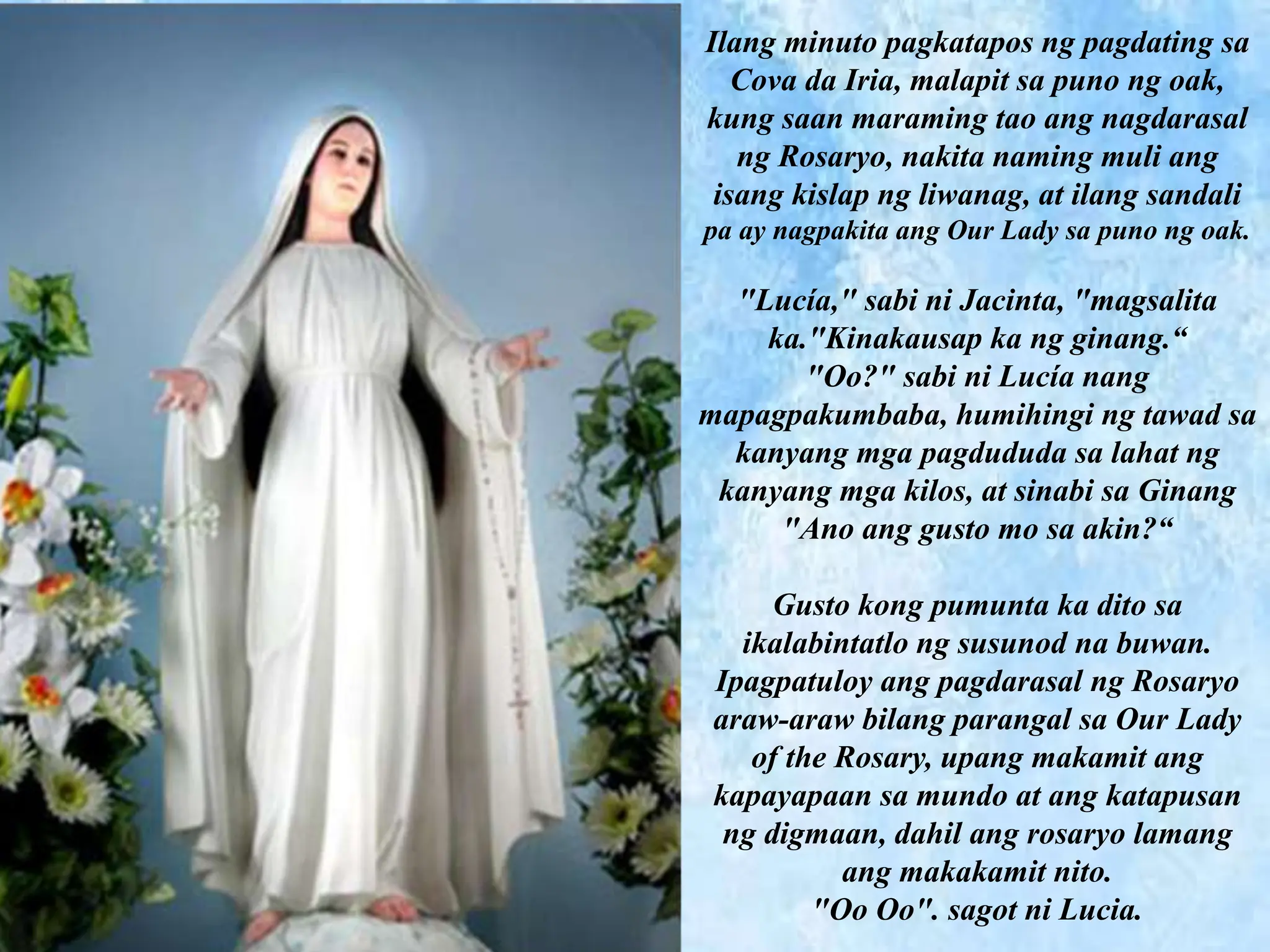 Fatima Upr FATIMA - History of the Apparitions - memoirs of Sister Lucia ...