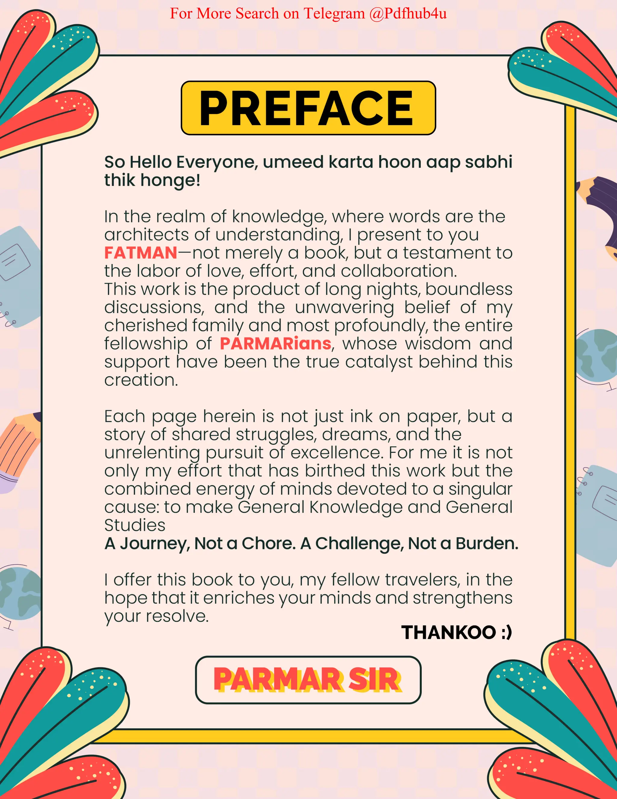 For More Search on Telegram @Pdfhub4u
 