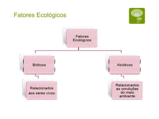 Fatores Ecológicos
 