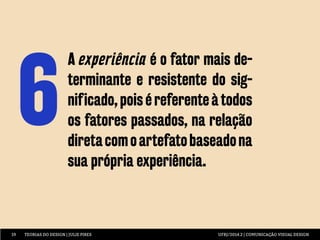 Fator Design Teorias do Design - Fatores Condicionantes do Significado | PDF