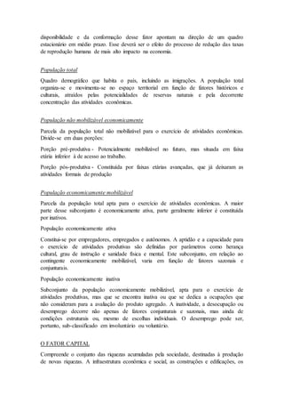 Fatores de produção introdução a economia | DOCX