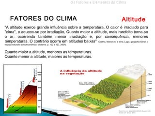 Fatores e elementos climáticos | PPT