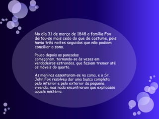 Fatos que antecederam a codificação do espiritismo