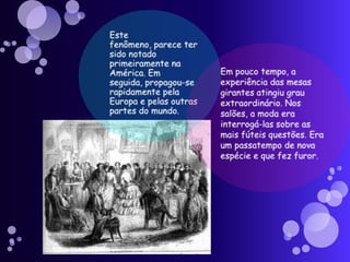 Fatos que antecederam a codificação do espiritismo