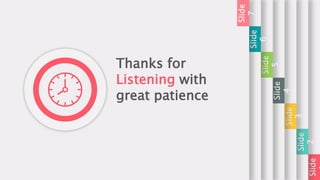 Slide
Slide
2
Slide
3
Slide
4
Slide
5
Slide
6
Slide
7
Thanks for
Listening with
great patience
 