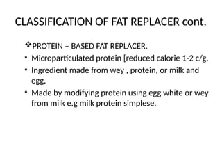 Simpeese Comprehensive Overview of Fat Replacers: Types, Benefits, and Health ...