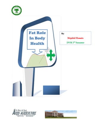 Fat Role   By:

In Body          Mujahid Hussain

                 DVM 3rd Semester
 Health
 