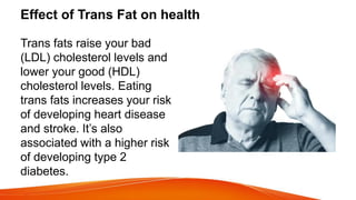 Trans Fat Health Risks Fats | PDF