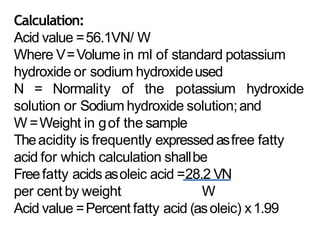 Fats and oil chemistry | PDF