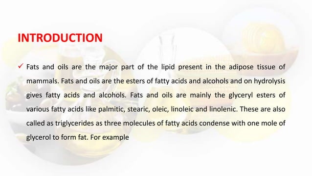 fats and oils.pptx | Chemistry | Science