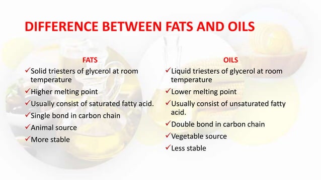 fats and oils.pptx | Chemistry | Science