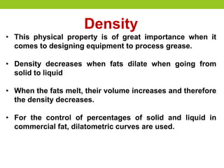 Technology of fats and oil (B.Tech Food Technology) | PPTX