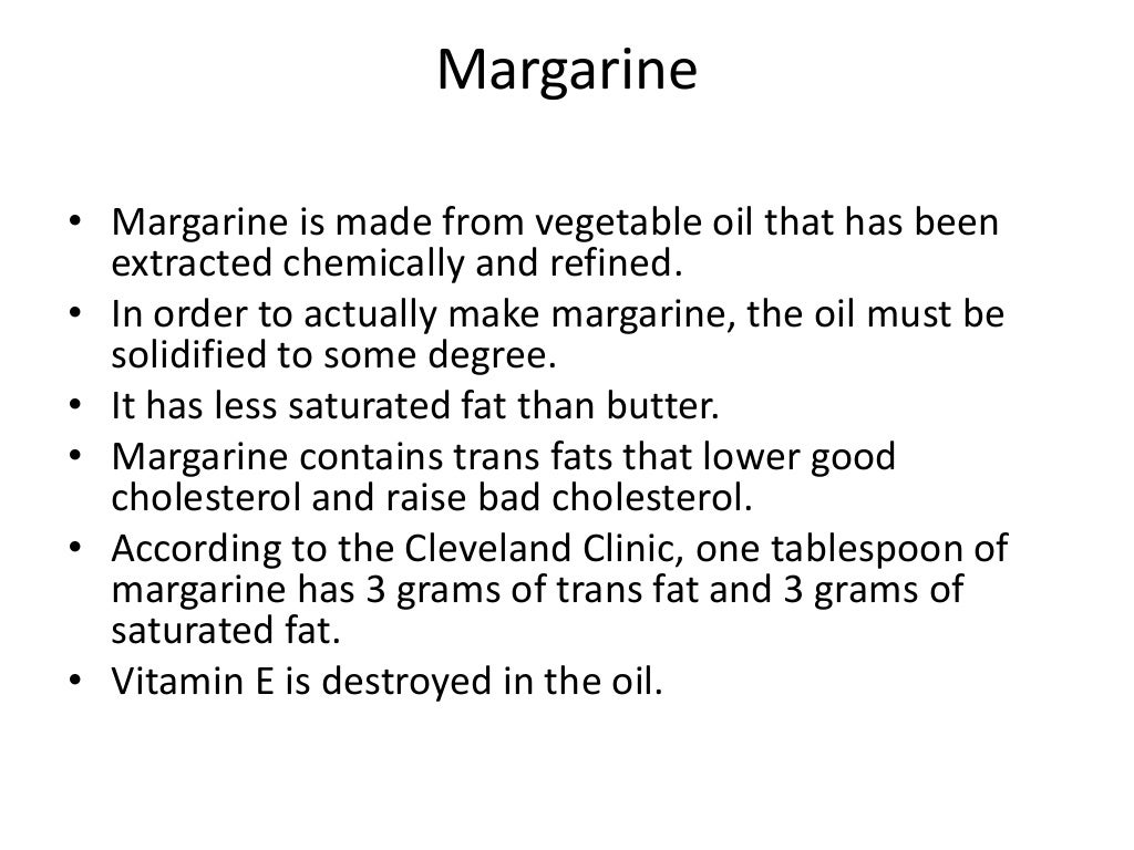 Fats and oils food production