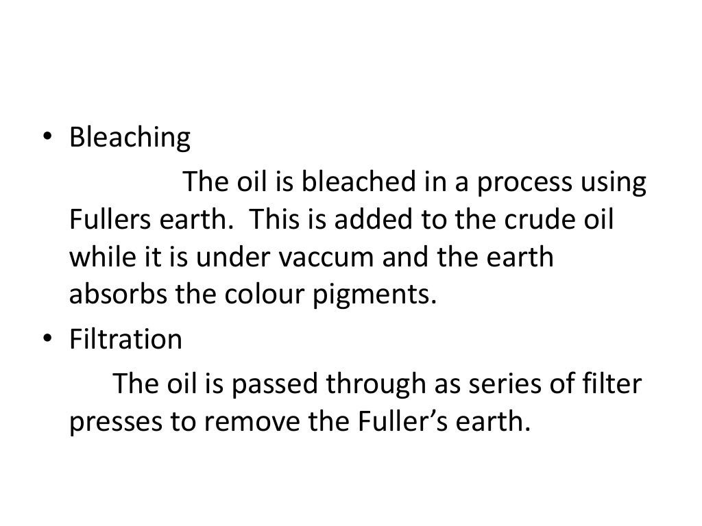 Fats and oils food production