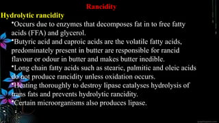 Saturated and Unsaturated Fat and Oils in food | PPT