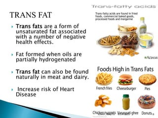 Trans Fat Health Risks Fats & lipids.pptx