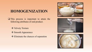 Mayonnaise Process Processing of Mayonnaise | PPTX