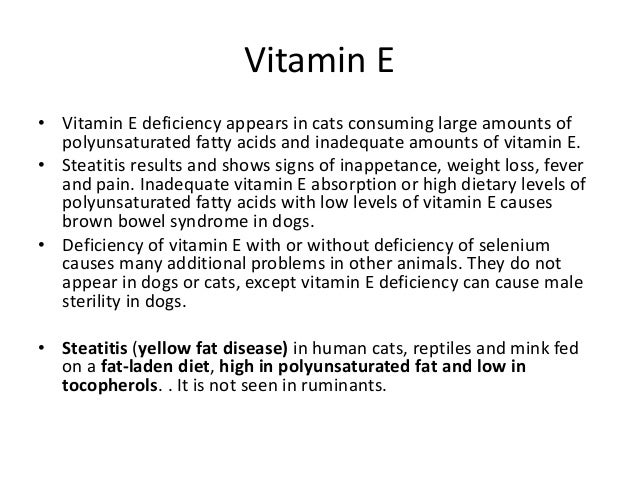 Fat Deficiency In Diet