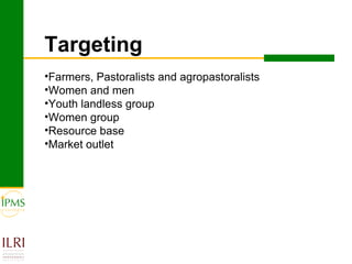 IPMS experience sharing workshop: Cattle fattening group report