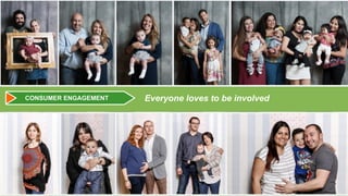 Everyone loves to be involvedCONSUMER ENGAGEMENT
 